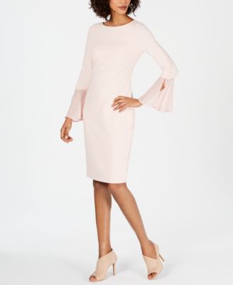 calvin klein bell sleeve dress