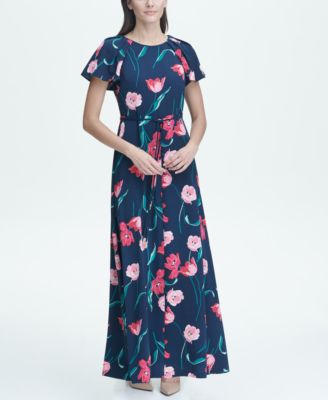 macy's women's long dresses