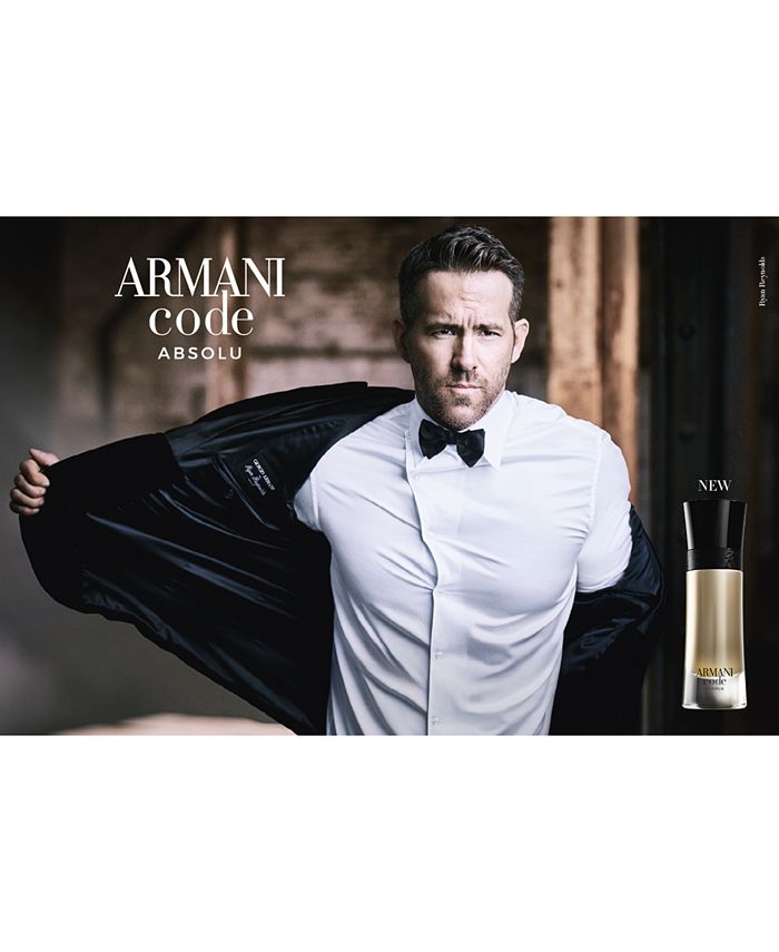 Armani code absolu macy's clearance