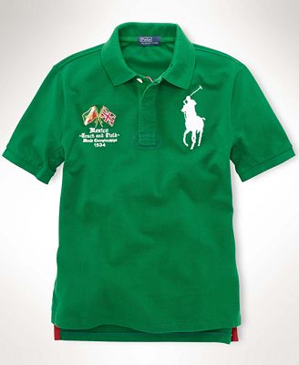 Ralph Lauren Kids Shirt, Boys Mexico Polo Shirt - Kids - Macy's