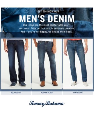 tommy bahama jeans fit guide