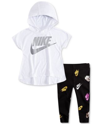 Nike Baby Girls 2-Pc. Logo-Print Hoodie 