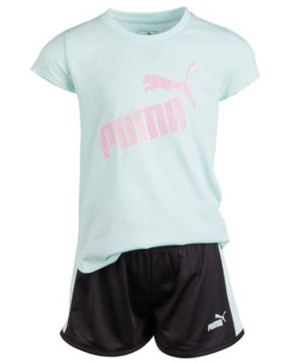 puma shorts and shirt set