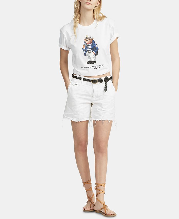 polo bear shirt pink
