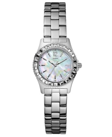 GUESS Watch, Women's Stainless Steel Bracelet 28mm G86149L - Watches ...