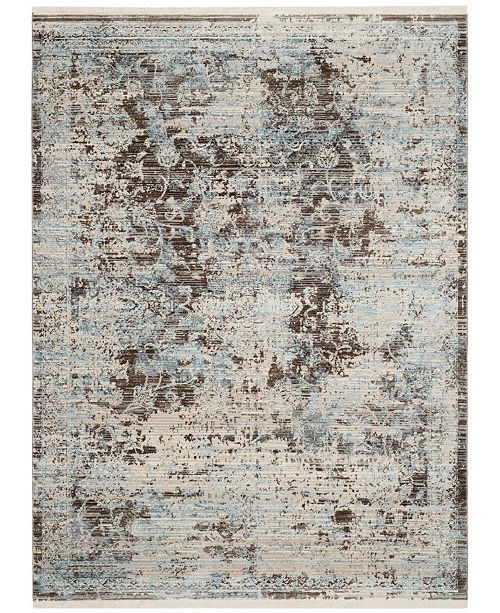 Safavieh Vintage Persian Brown And Light Blue 5 X 7 6 Area Rug Reviews Rugs Macy S