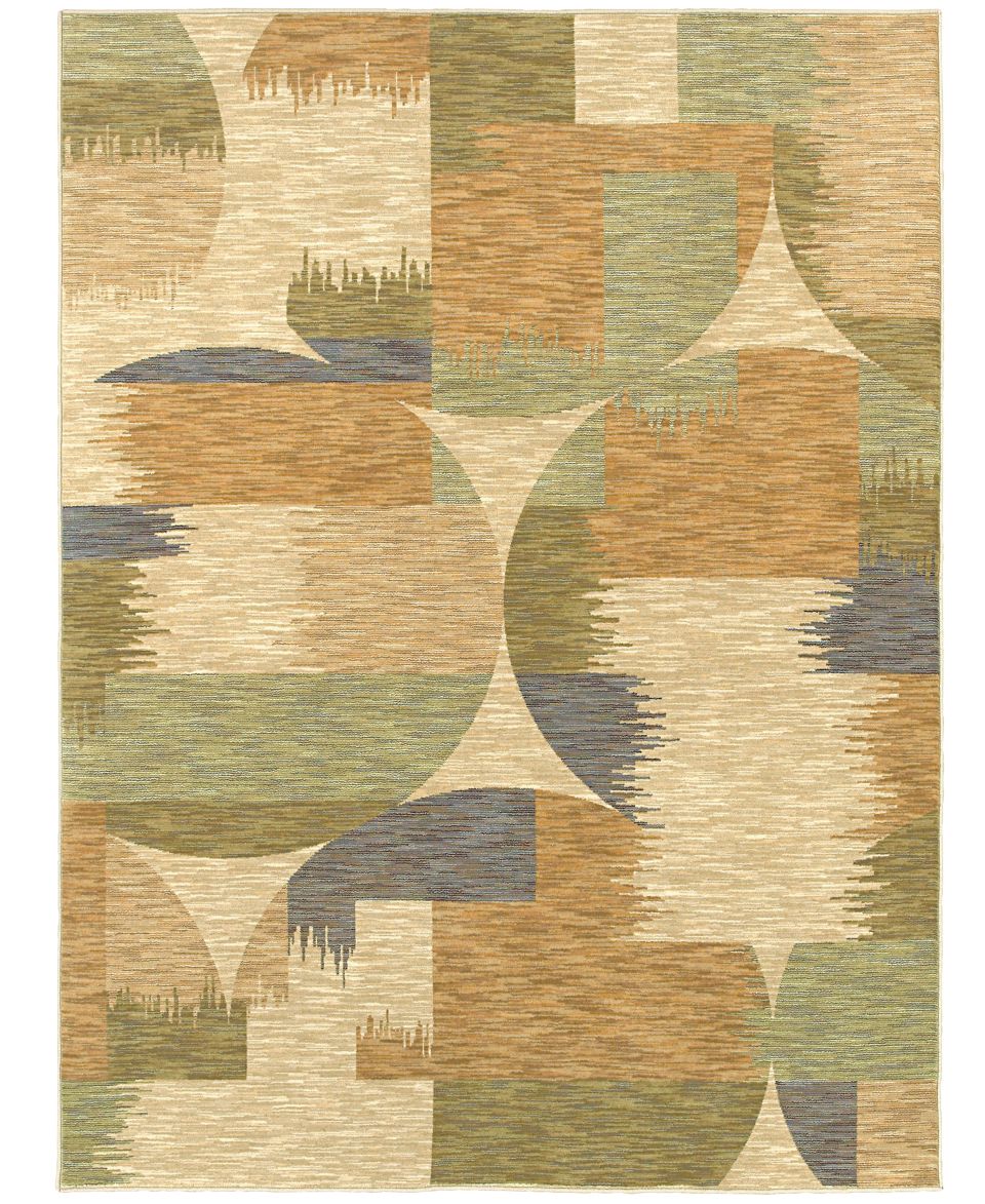 Shaw Living Area Rug, American Abstracts Collection 38100 Volos Beige