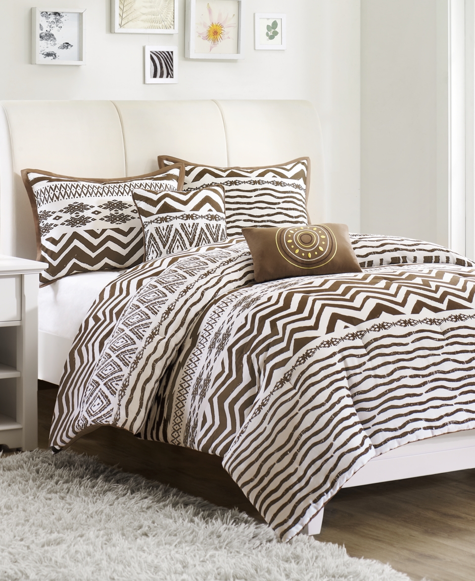 Tara 5 Piece Comforter and Duvet Cover Sets