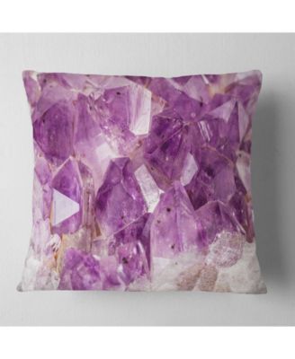 amethyst throw pillows