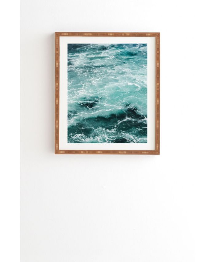 Deny Designs Turquoise Sea Framed Wall Art & Reviews - Wall Art - Macy's