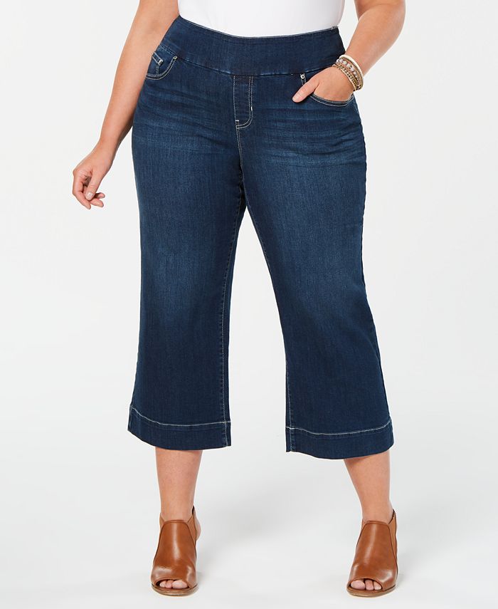 Style Co Plus Size Wide Leg Capri Jeans Created For Macy S Reviews Jeans Plus Sizes Macy S Shop for wide leg capri plus online at target. plus size wide leg capri jeans created