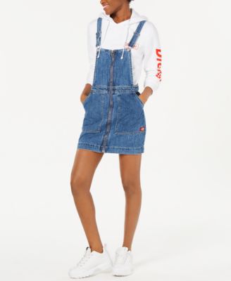 dickies denim overall dress