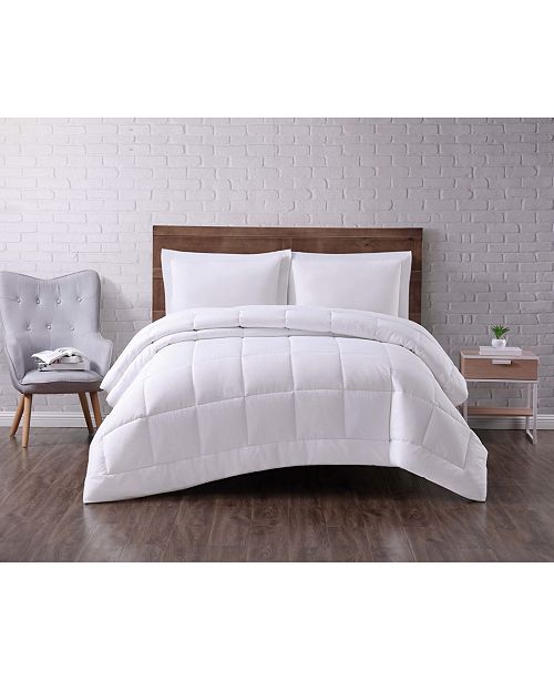 Truly Soft Seersucker Twin Twin Xl Down Alternative Comforter Reviews Comforters Bed Bath Macy S