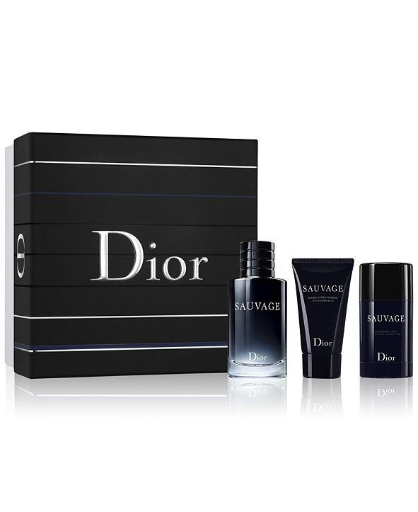 Dior Men's 3-Pc. Sauvage Eau de Toilette Gift Set & Reviews - All ...