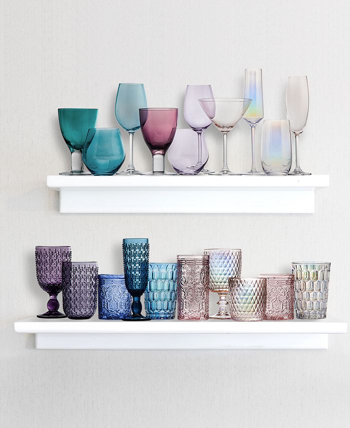 Godinger Modern Vintage Colored Glass Collection Reviews Glassware Drinkware Dining Macy S Like all corelle dinnerware, pure white is made of laminated layers of glass that produce incredible strength while being very lightweight, thin, and. modern vintage colored glass collection