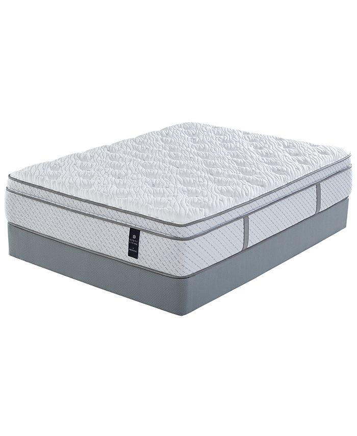 Scott Living Evanton 14" Plush Mattress Set California King, Created for Macy's & Reviews