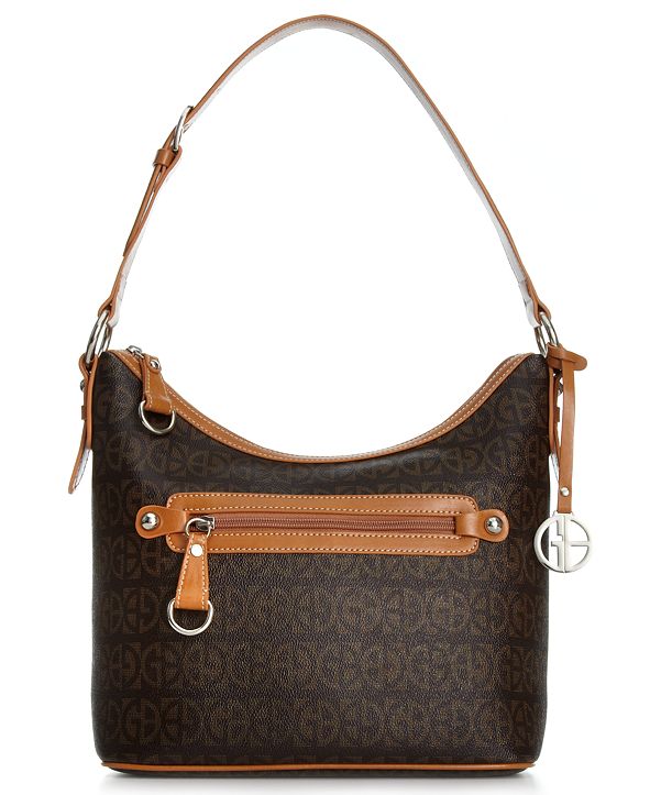 Giani Bernini Block Signature Hobo, Created for Macy's & Reviews Handbags & Accessories Macy's