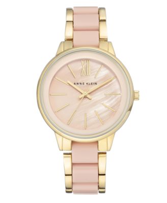 anne klein women's resin bracelet dress watch