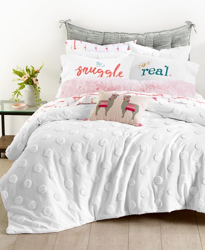 Martha Stewart Collection Chenille Dot 3 Pc Full Queen Comforter Set Created For Macy S Reviews Comforters Fashion Bed Bath Macy S