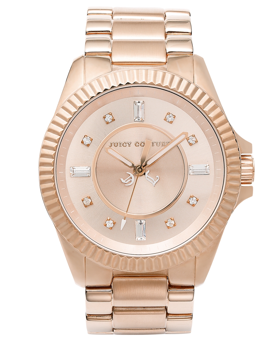 Juicy Couture Watch, Womens Stella Rose Gold Tone Bracelet 40mm