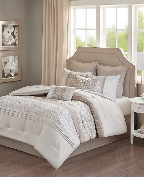 Jla Home 510 Design Ramsey King Embroidered 8 Piece Comforter Set Reviews Home Macy S