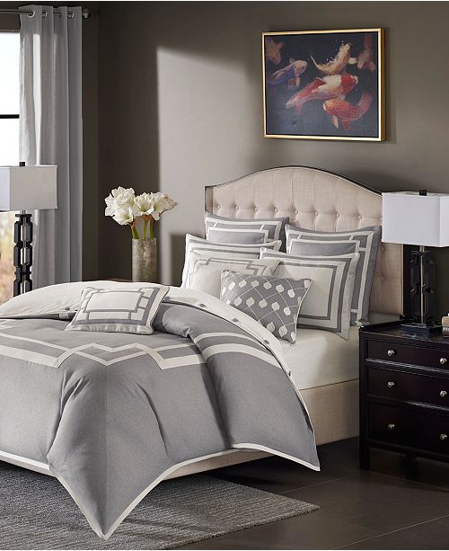 Addison Park Madison Park Signature Savoy King 9 Piece Comforter Set Reviews Bed In A Bag Bed Bath Macy S