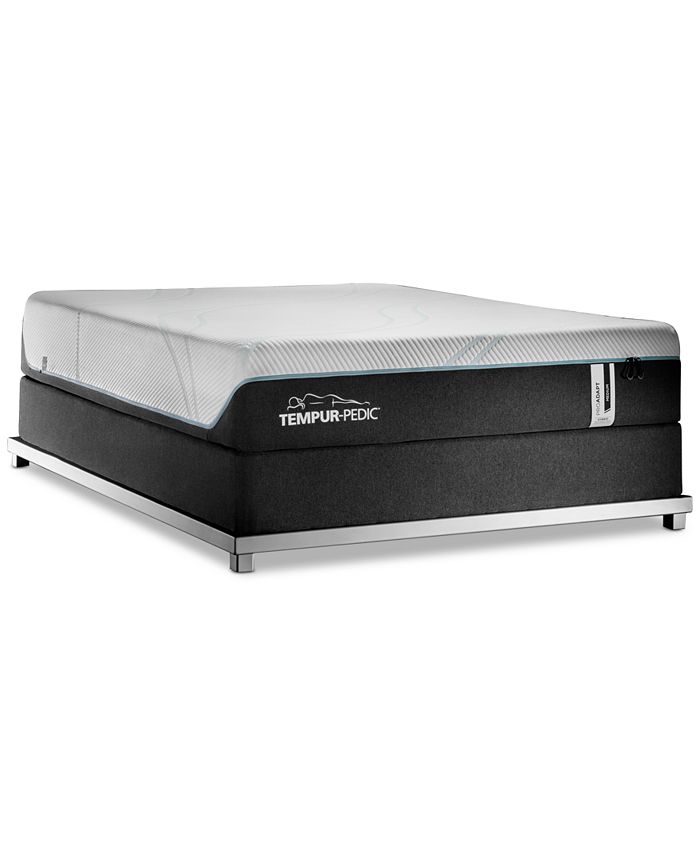 TempurPedic TEMPURProAdapt 12" Medium Hybrid Mattress Set Queen Split & Reviews Mattresses