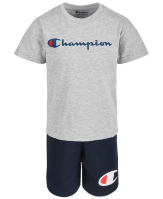 champion t shirt and shorts set