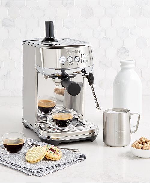 Breville The Bambino Plus Reviews Coffee Makers Kitchen Macy S