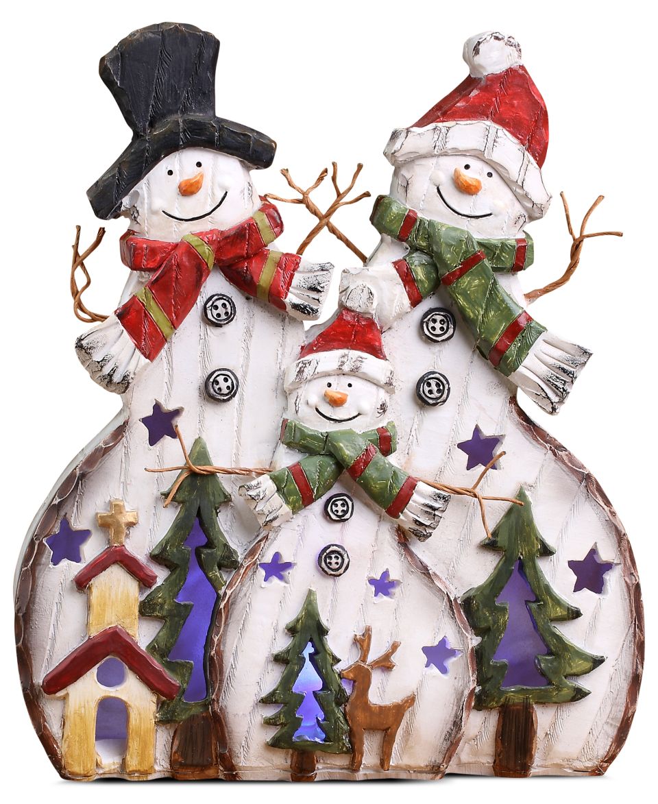 Napco Collectible Figurine, Snowman Family