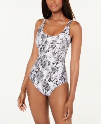 macy's calvin klein one piece bathing suit