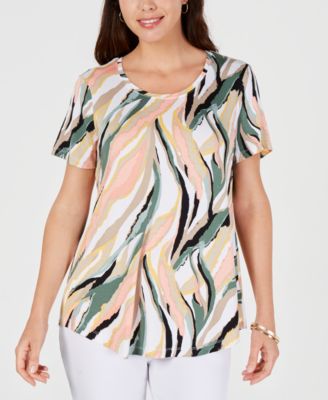 Womens Tops - Macy's  Women, Dresses with leggings, Jm collection