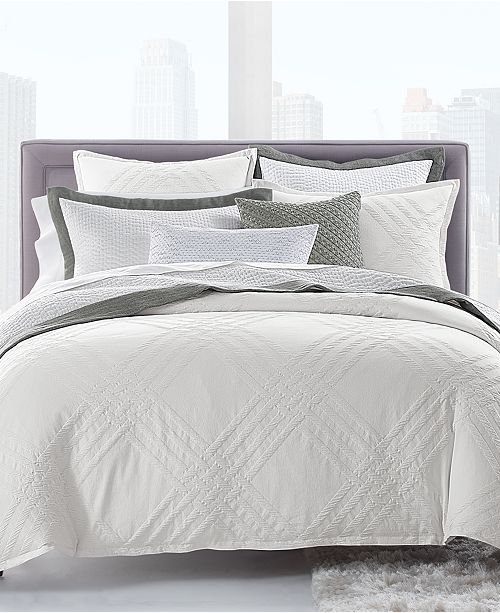 Hotel Collection Closeout Locked Geo Cotton King Duvet Cover Created For Macy S Reviews Duvet Covers Bed Bath Macy S
