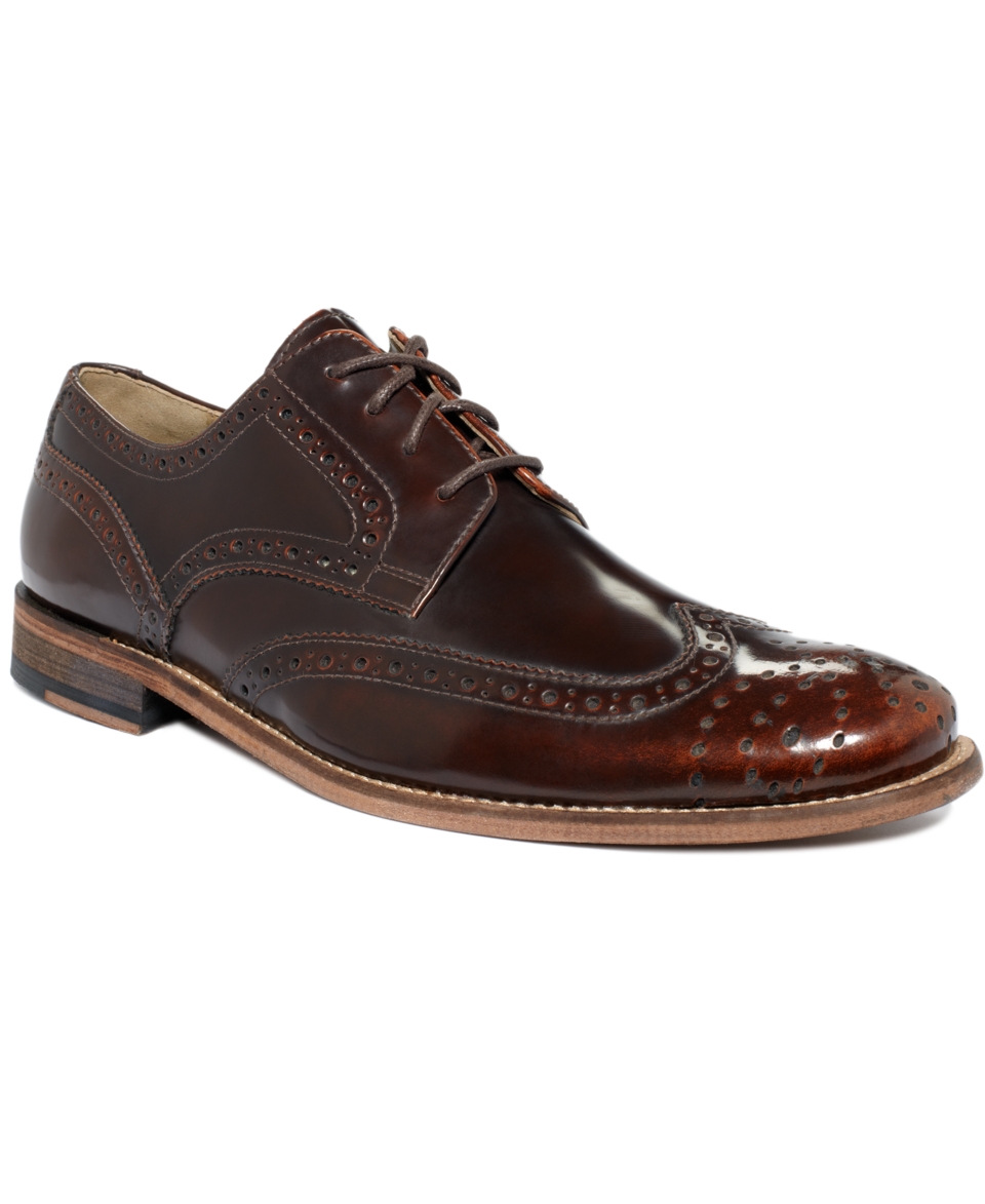 Hush Puppies Shoes, Bozeman Wing Tip Lace Up Shoes   Mens Shoes   