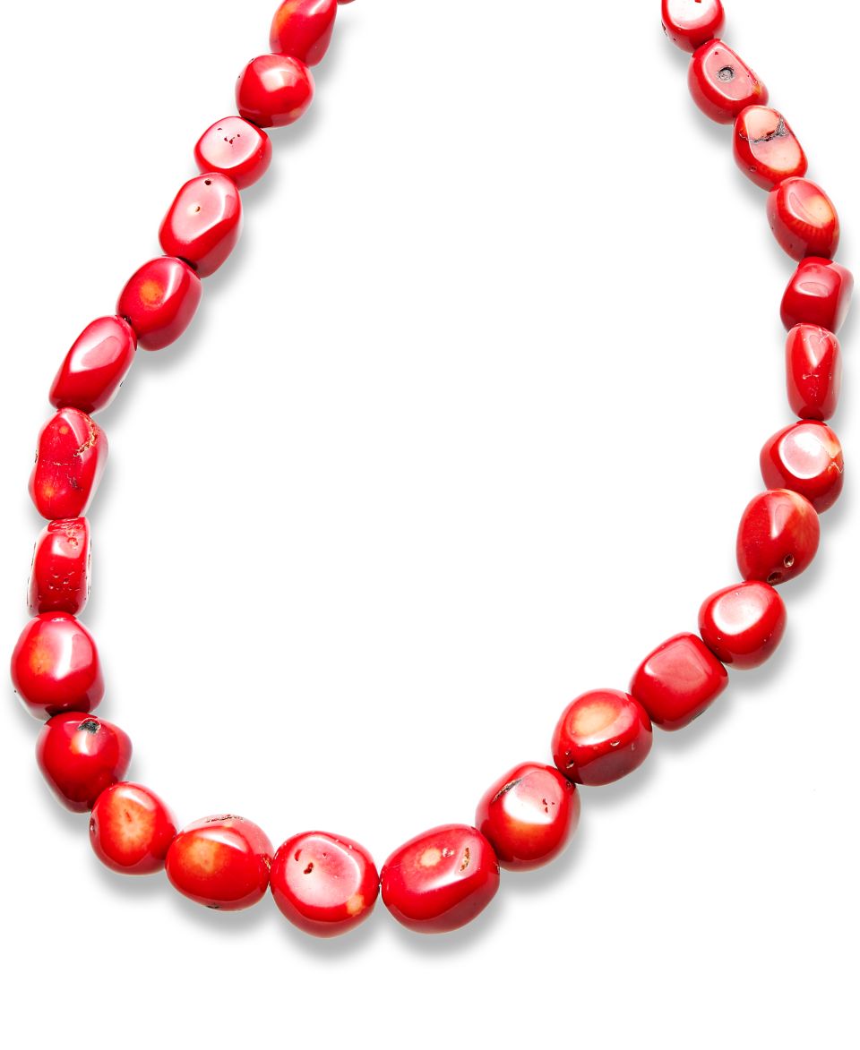 Avalonia Road Sterling Silver Necklace, Coral Necklace (88 ct. t.w.)