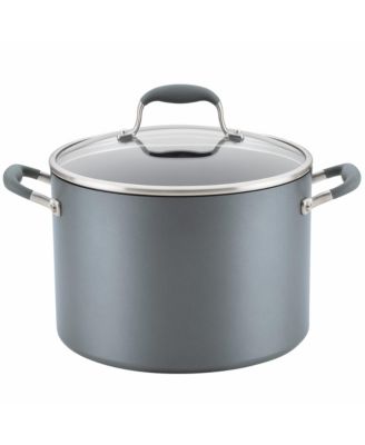 Антипригарное покрытие Anolon Advanced Home с твердым анодированием, 10 г. Широкая кастрюля для запекания