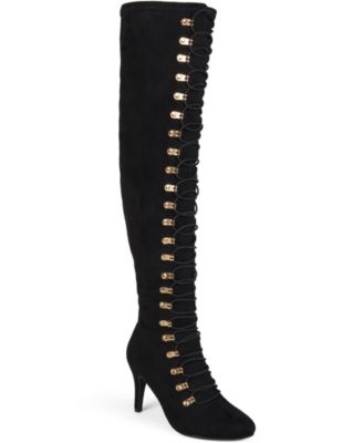 macy's over the knee boots wide calf