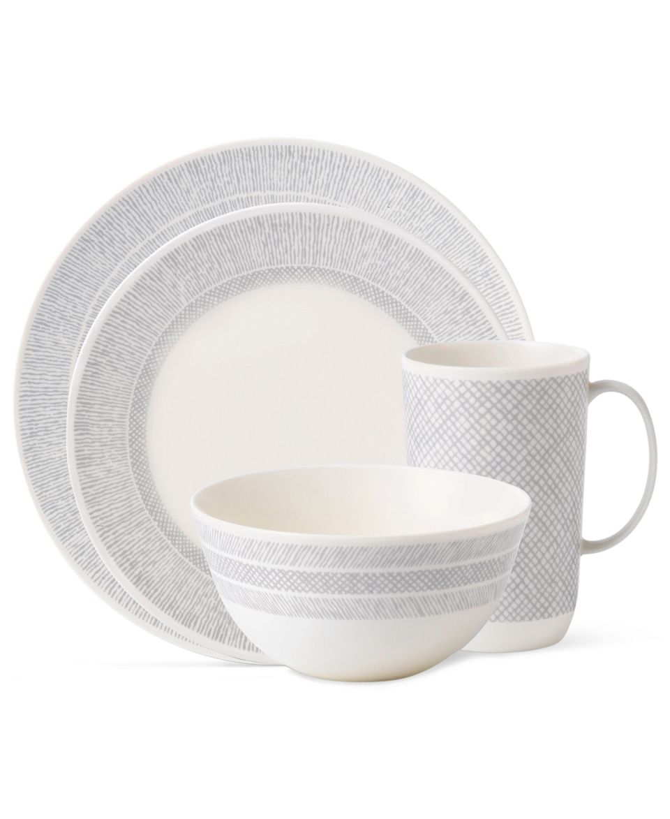 Vera Wang Wedgwood Dinnerware, Simplicity Gray Collection   Fine China   Dining & Entertaining