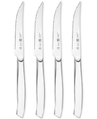 Zwilling J.A. Henckels, 4 шт. Набор зубчатых ножей для стейка Миньон из нержавеющей стали