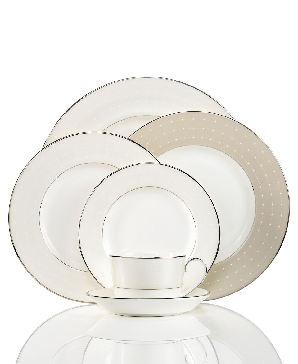 Monique Lhuillier Waterford Dinnerware, Lily of the Valley Blue Collection   Fine China   Dining & Entertaining