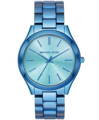 michael kors ladies blue watch