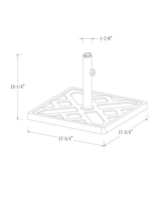 walker edison umbrella base
