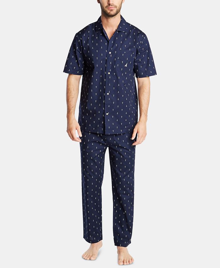 Nautica Men's Cotton AnchorPrint Pajama Pants & Reviews Pajamas