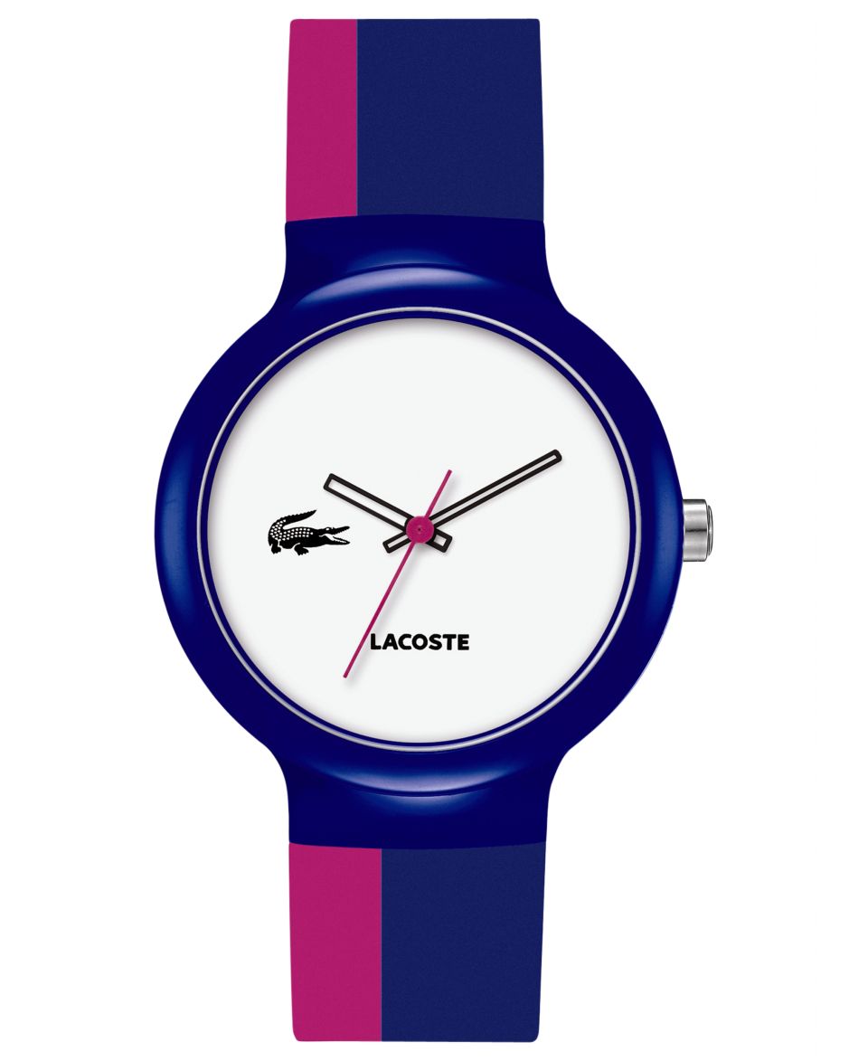 Lacoste Watch, Womens Biarritz Black Silicone Strap 38mm 2000673