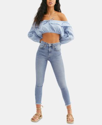 raw high rise jegging