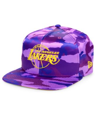 camo lakers hat