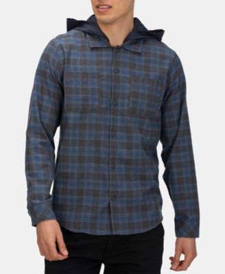 hooded long sleeve shirt mens