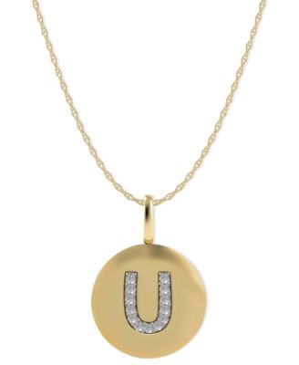 letter t diamond pendant