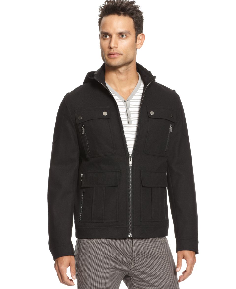 Tasso Elba Jacket, Quilted Lightweight Parka   Mens Coats & Jackets