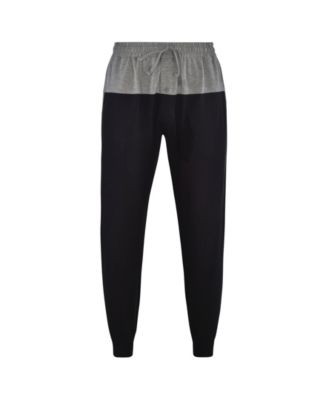 hanes black joggers